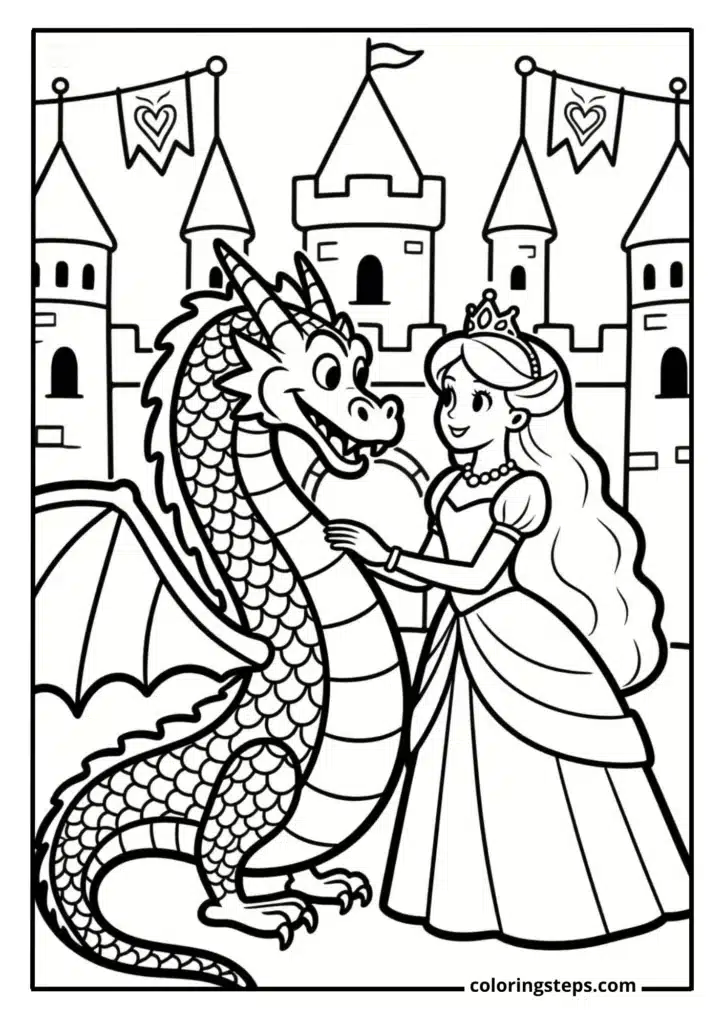Dragon Princess and Friendly Dragon