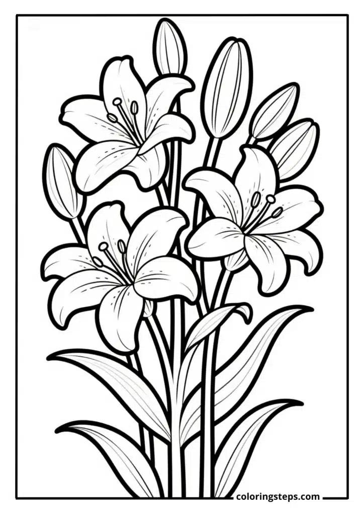 Elegant Lily Arrangement
