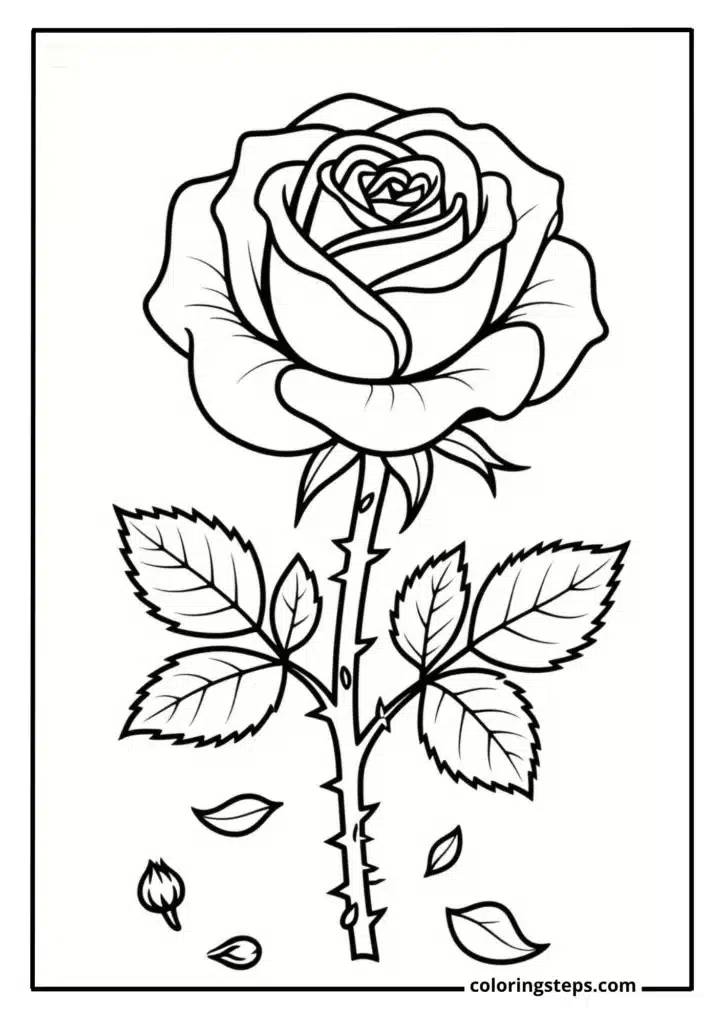 Elegant Rose Garden