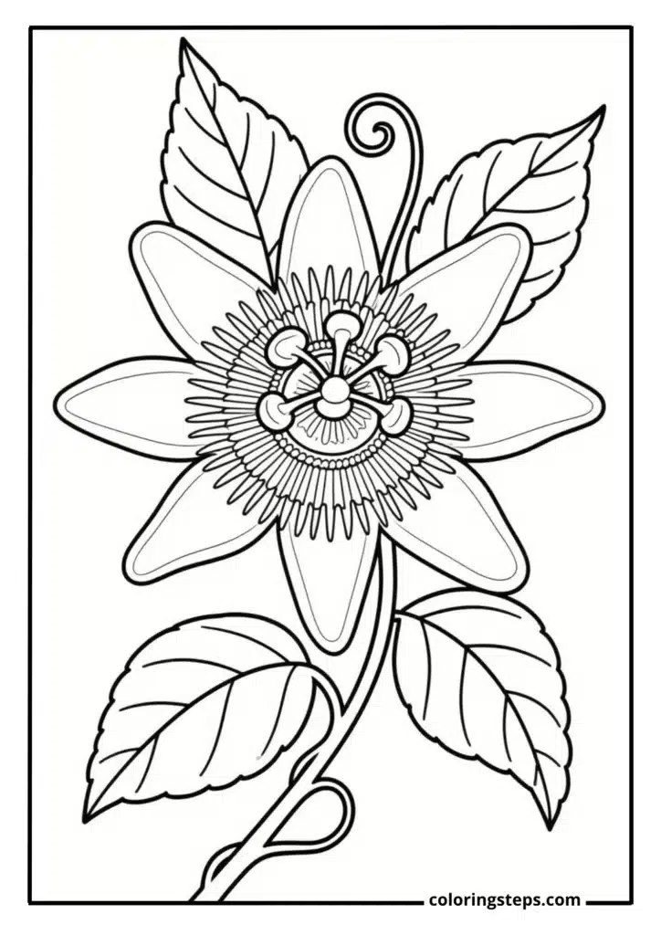 Exotic Passion Flower 1