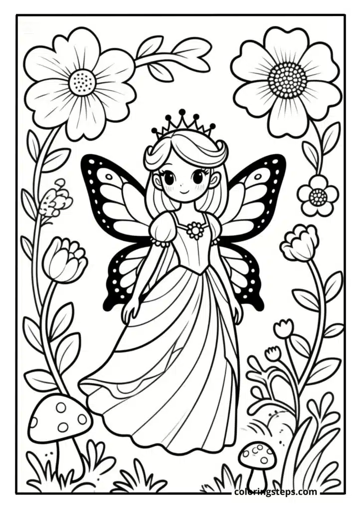 Fairy Princess with Wings 1