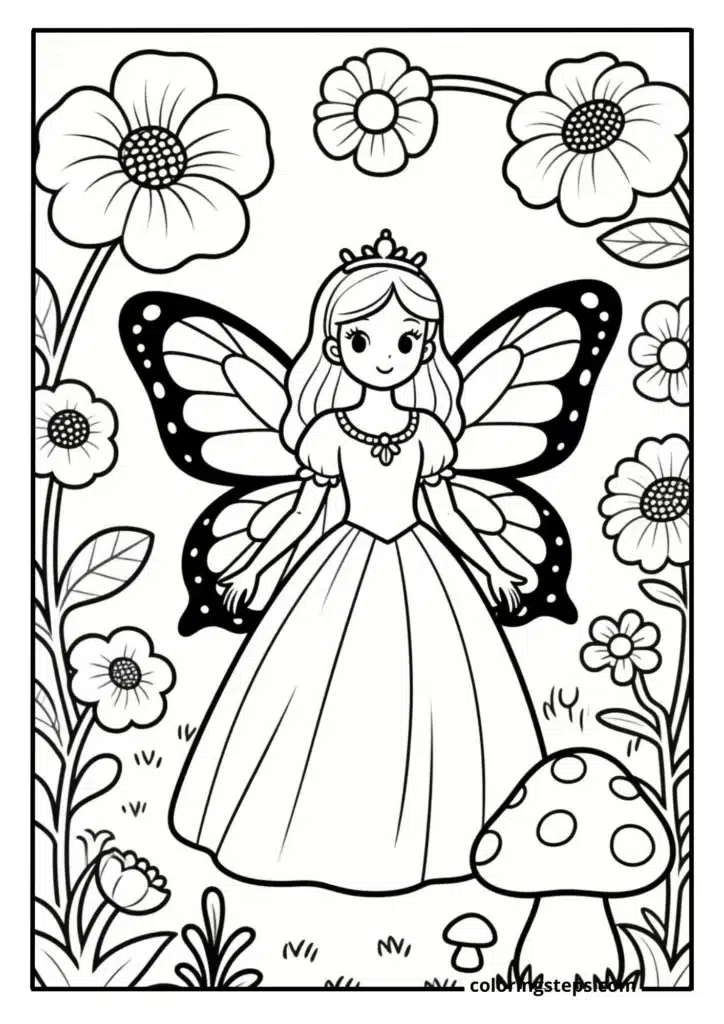 Fairy Princess with Wings 2