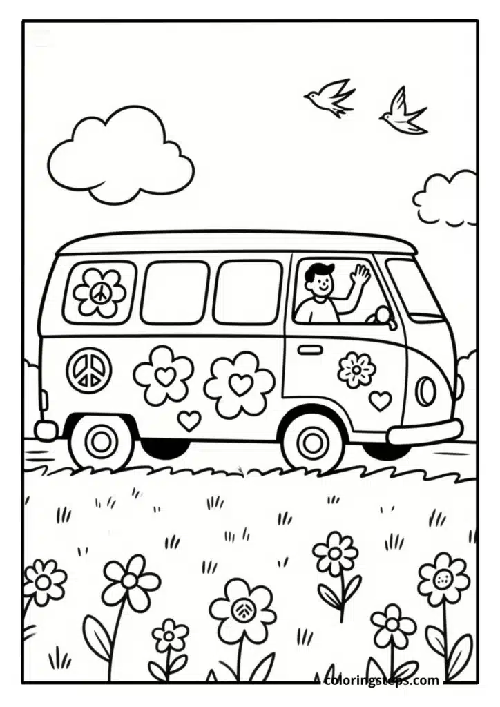 Flower Power Van
