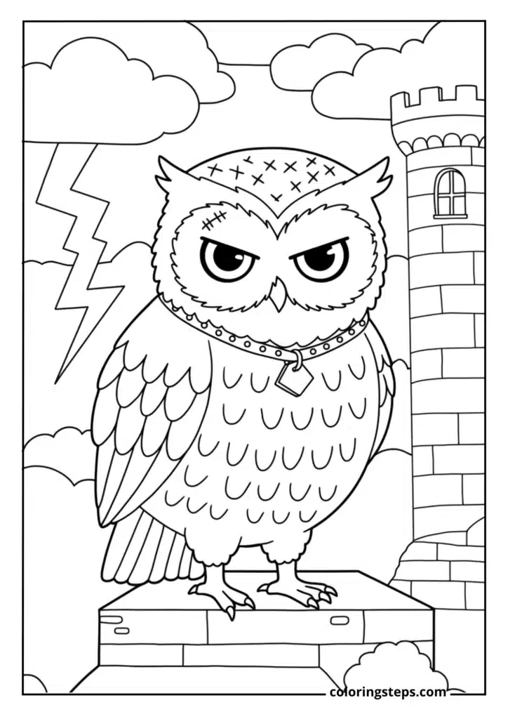 Frankenstein Owl Monster