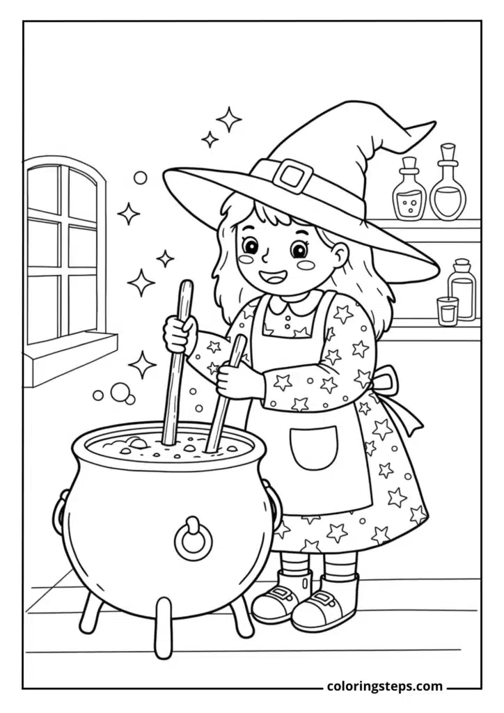 Friendly Kitchen Witch
