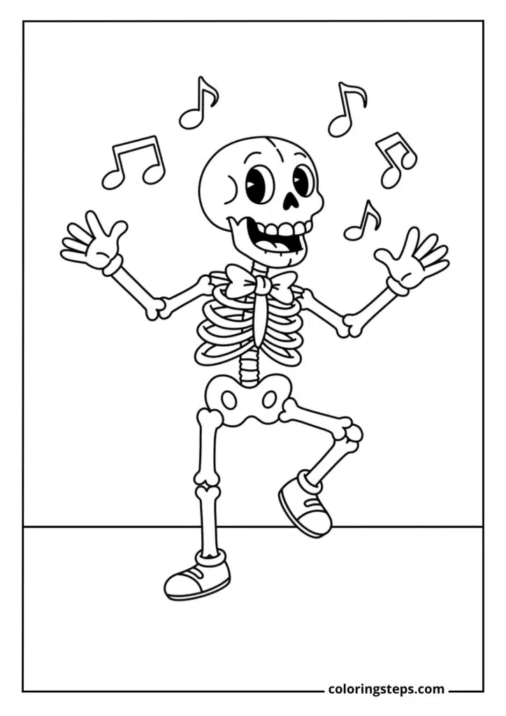 Friendly Skeleton Dancing