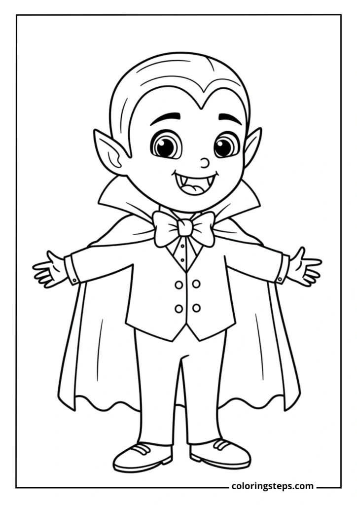 Friendly Vampire Halloween