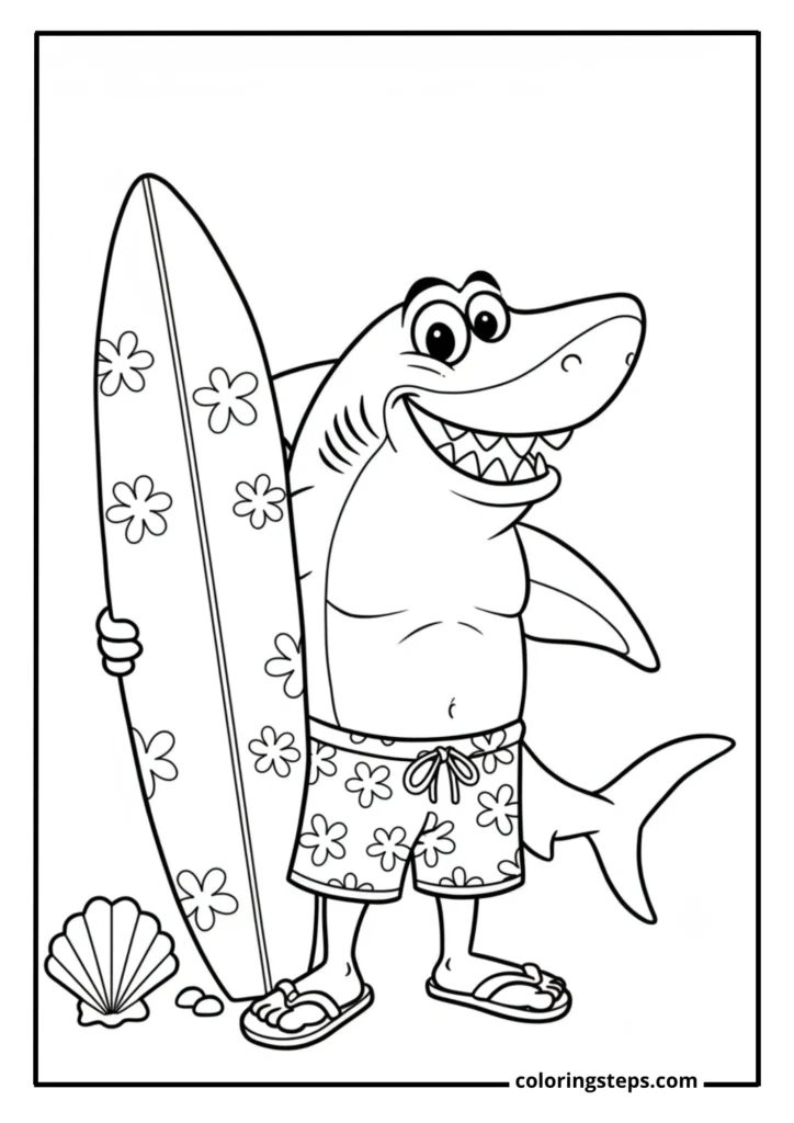 Funny Shark Summer