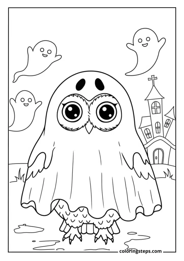 Ghost Owl Costume