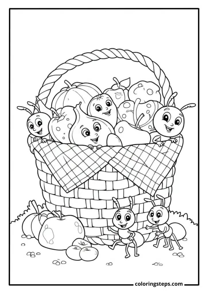 Kawaii Picnic Basket