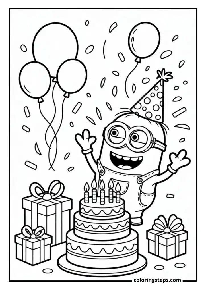 Minion Birthday Party Scene