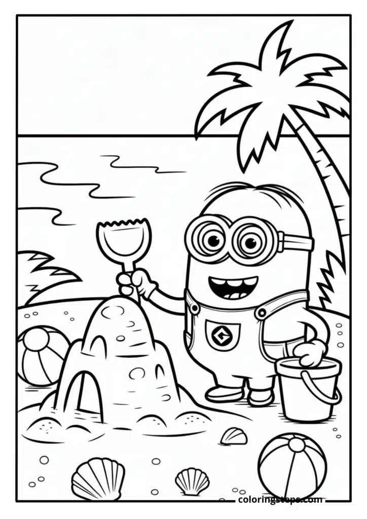 Minion at the Beach