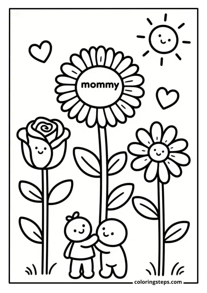 Mommy and Baby Flowers