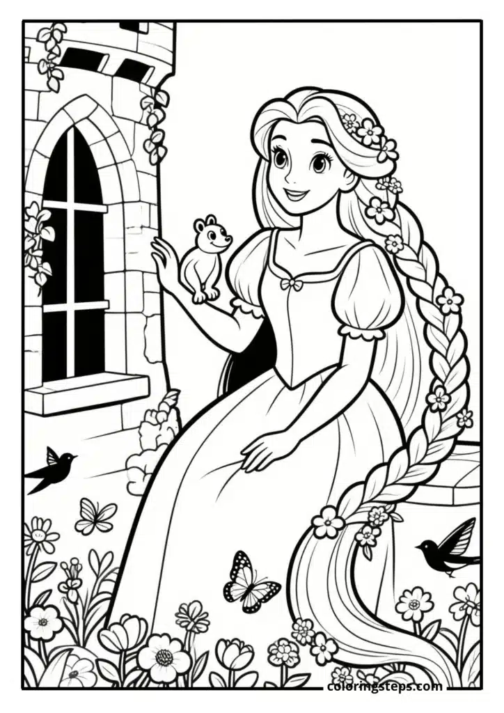 Rapunzel's Tower Garden (2)