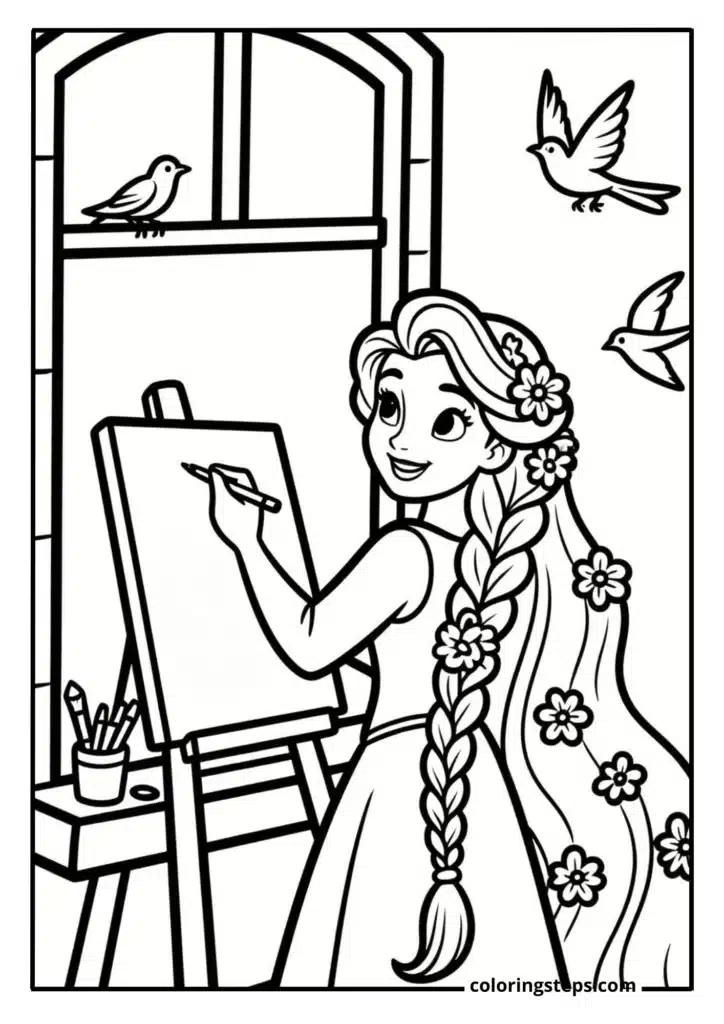 Rapunzel's Tower Garden