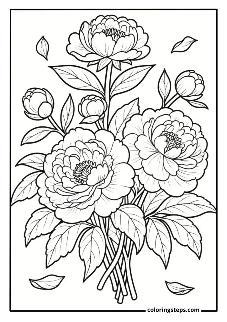 Romantic Peony Bouquet