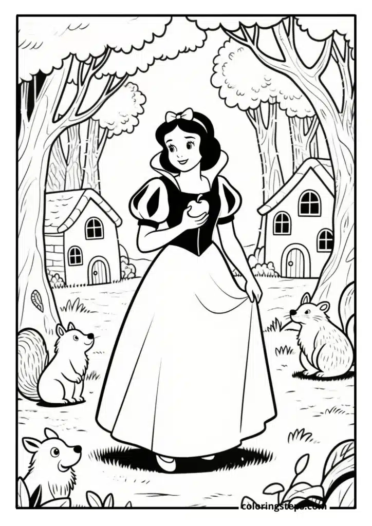Snow White in the Forest 1