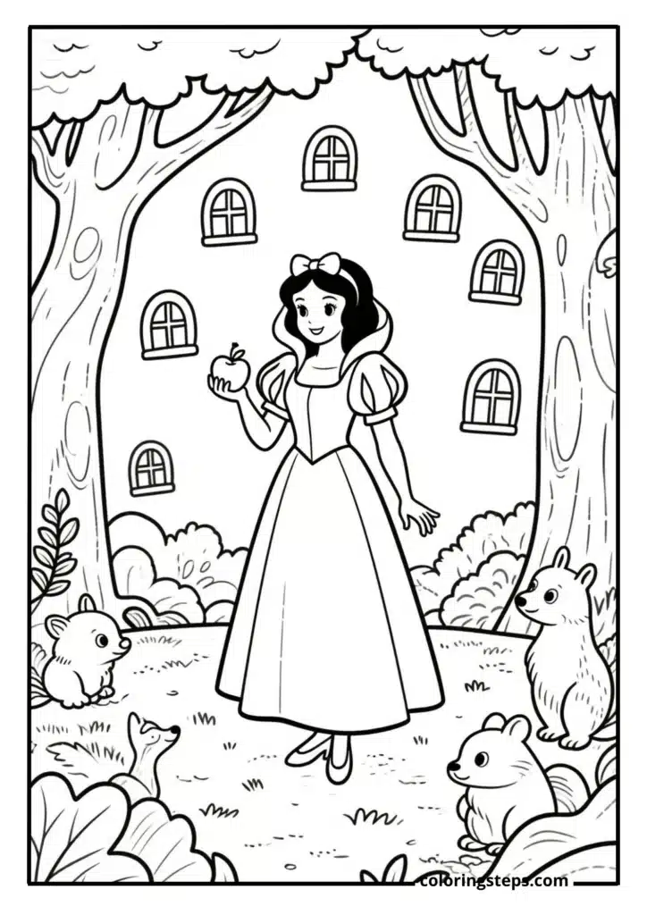 Snow White in the Forest