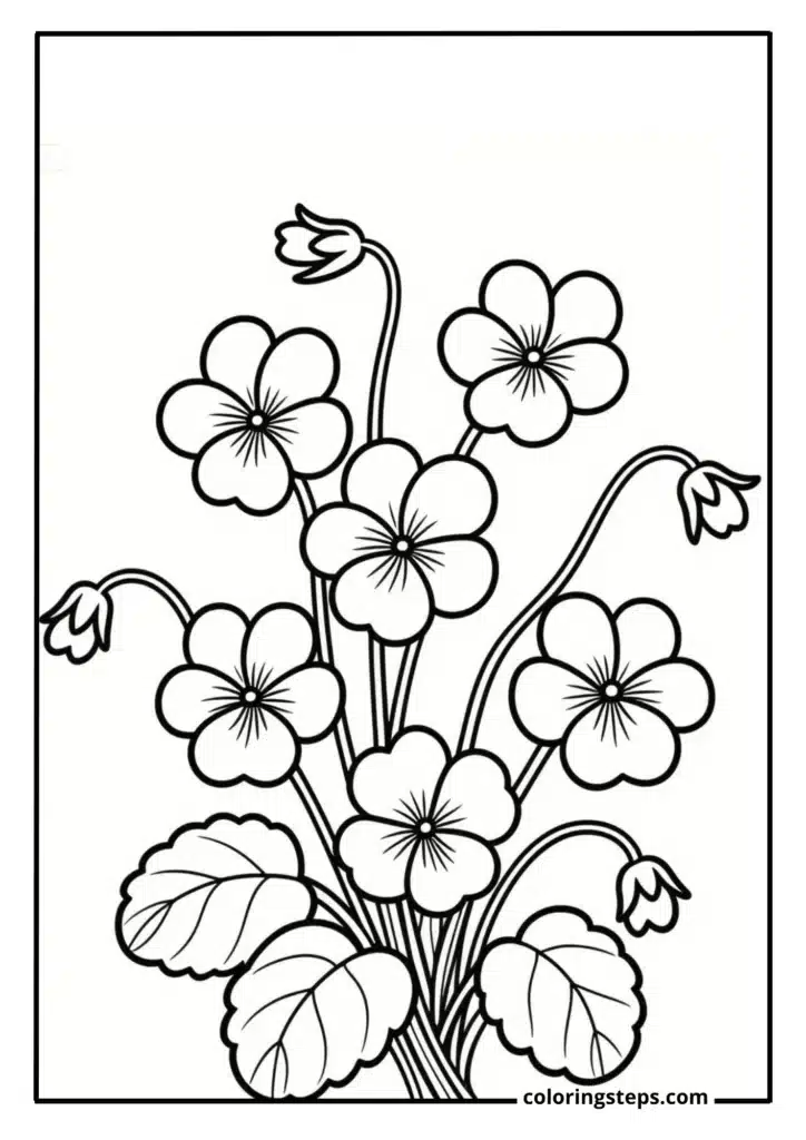 Victorian Violet Bouquet