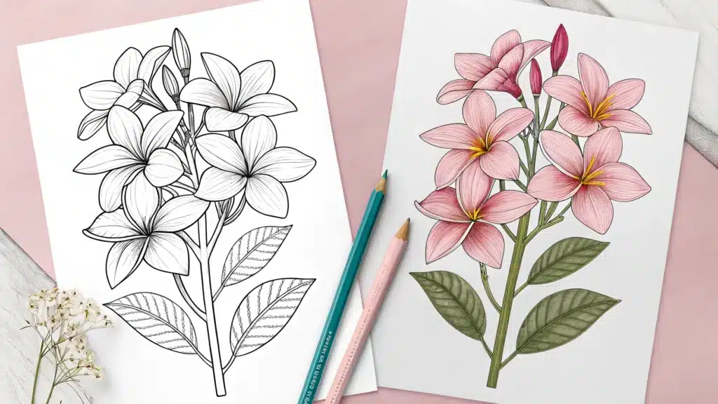 Flower Coloring Pages
