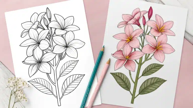 Flower Coloring Pages