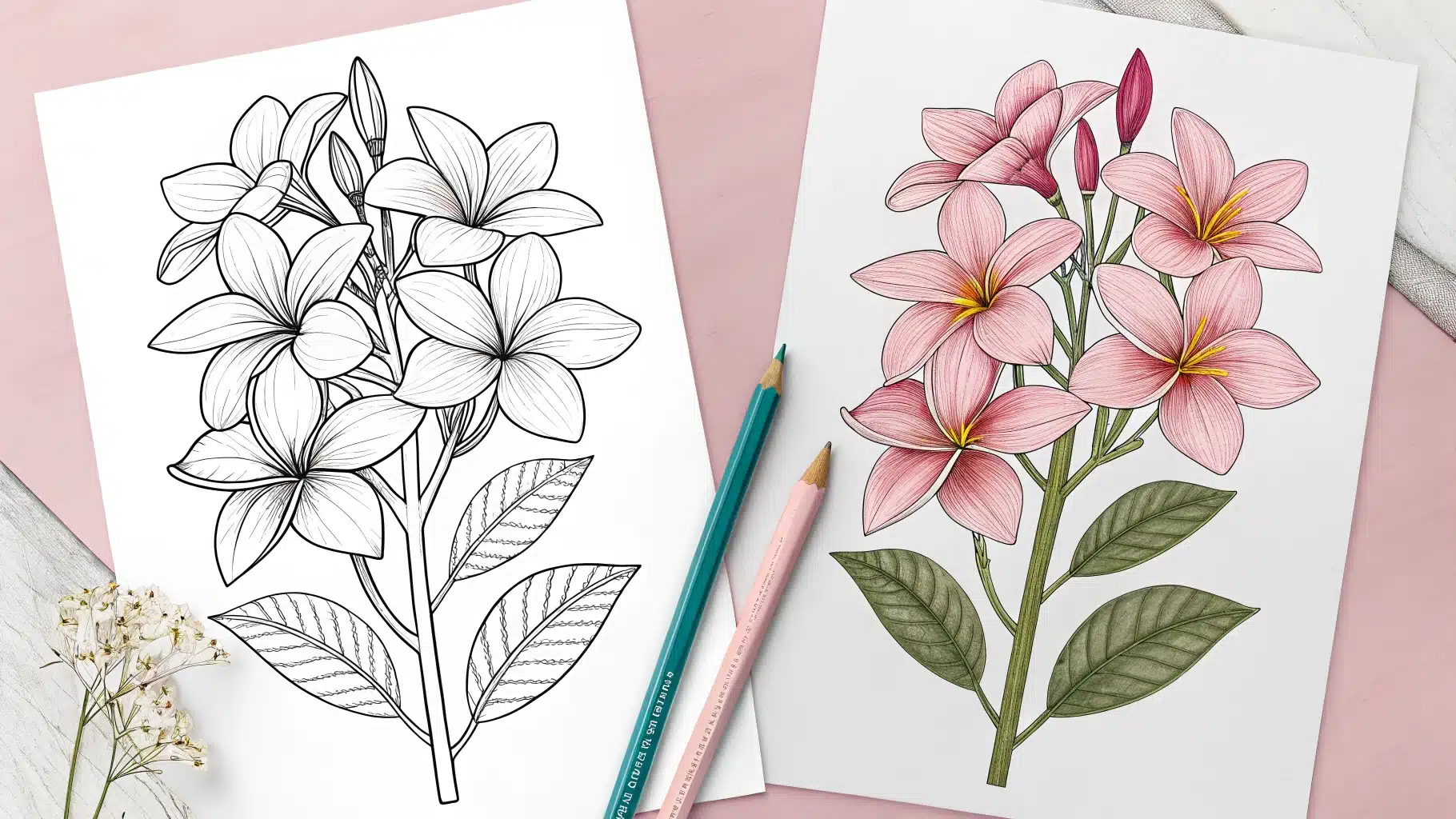 Flower Coloring Pages