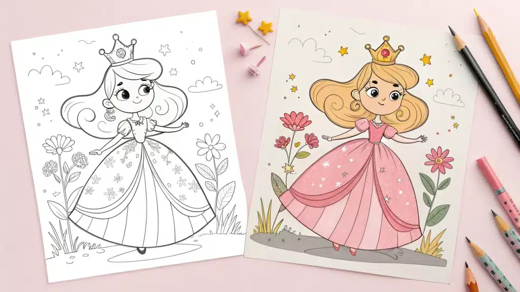 Princess Coloring Pages