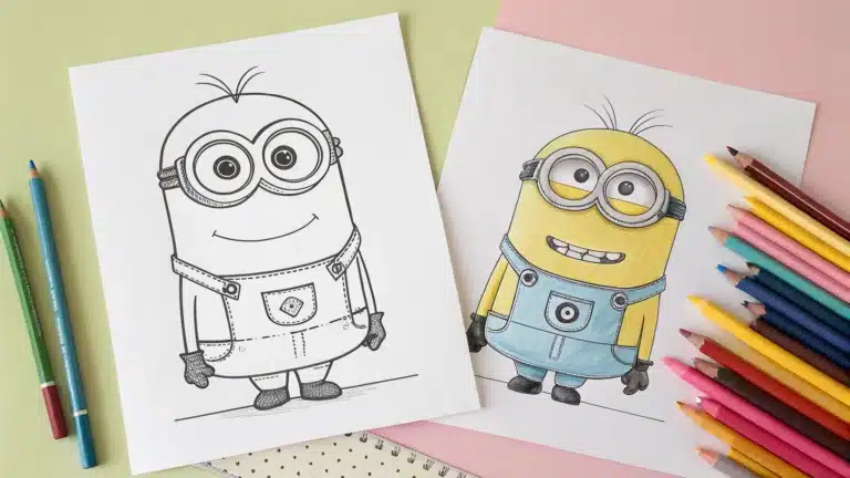 Minion Coloring Pages
