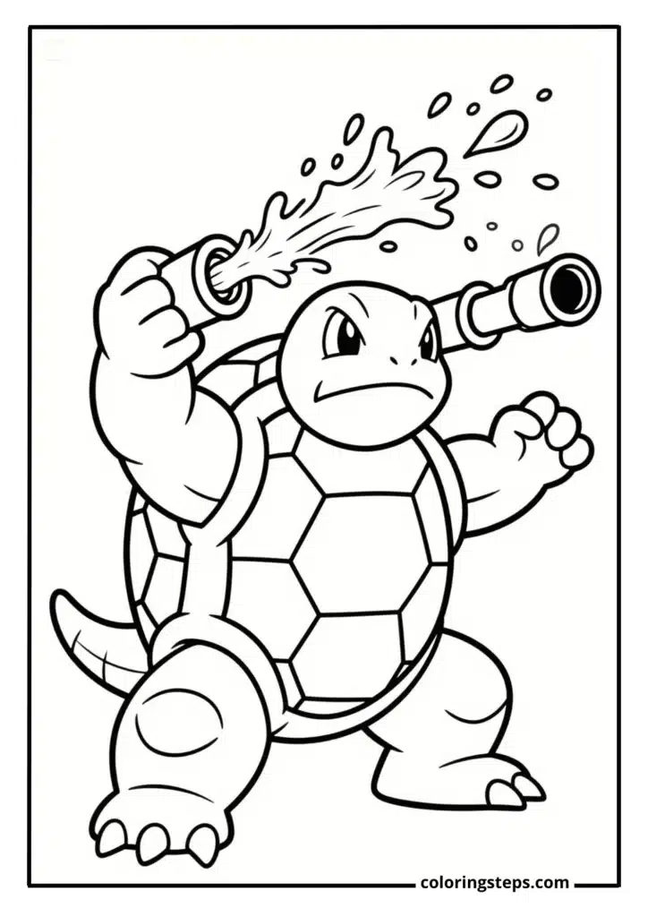 Blastoise Water Attack