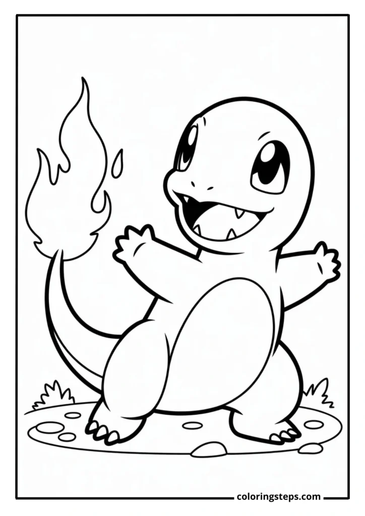 Charmander Breathing Fire 1