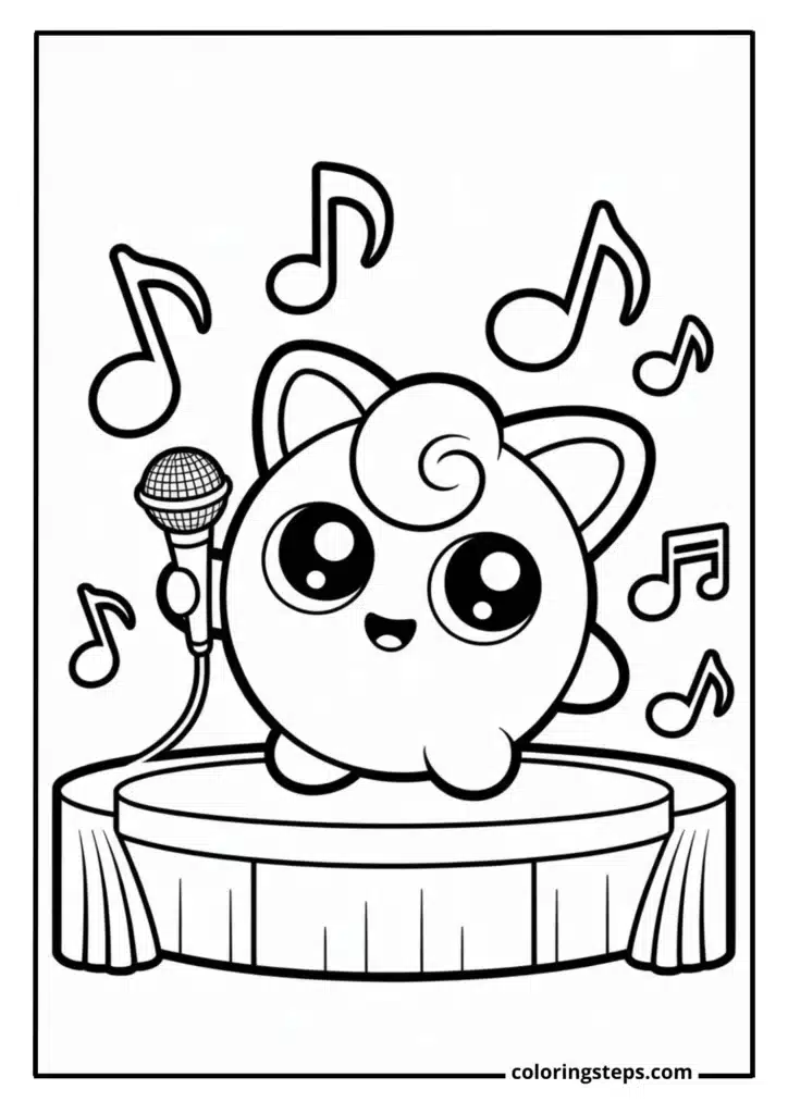 Jigglypuff with Musical Notes