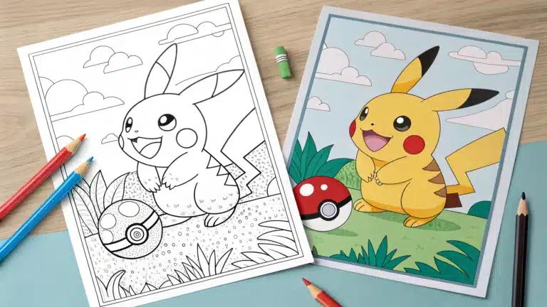 Pokemon coloring pages